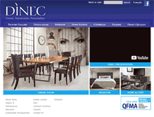 Tablet Screenshot of dinec.com